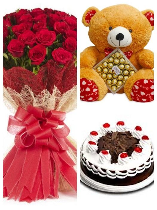 50 Roses and Gift Hamper